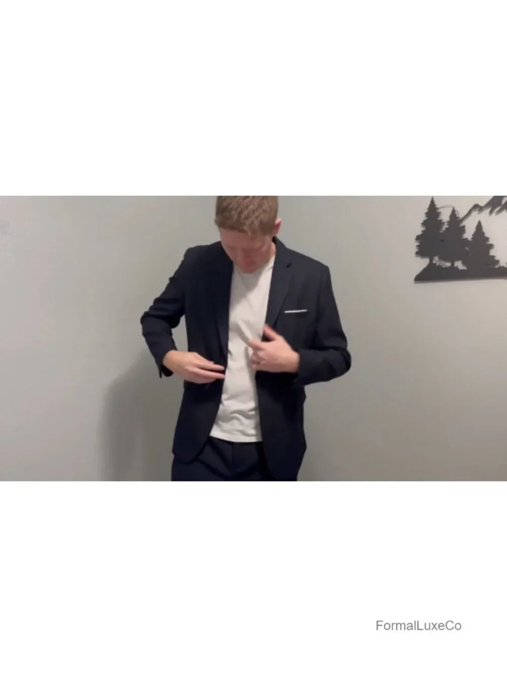 Mens Sport Coat Lightweight One Button Notched Lapel Blazer 4 Pockets